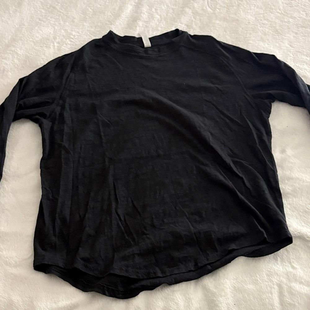 Zella Black Cotton Tee